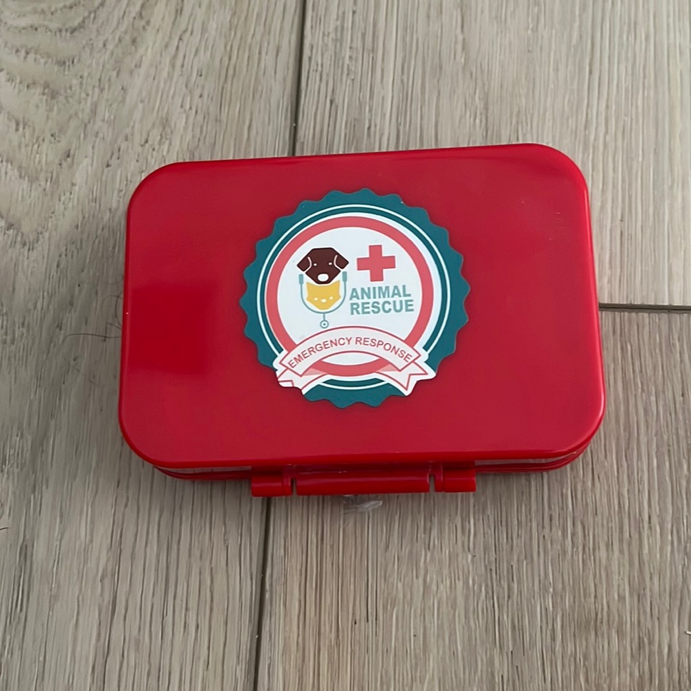 American girl sized dog aid kit